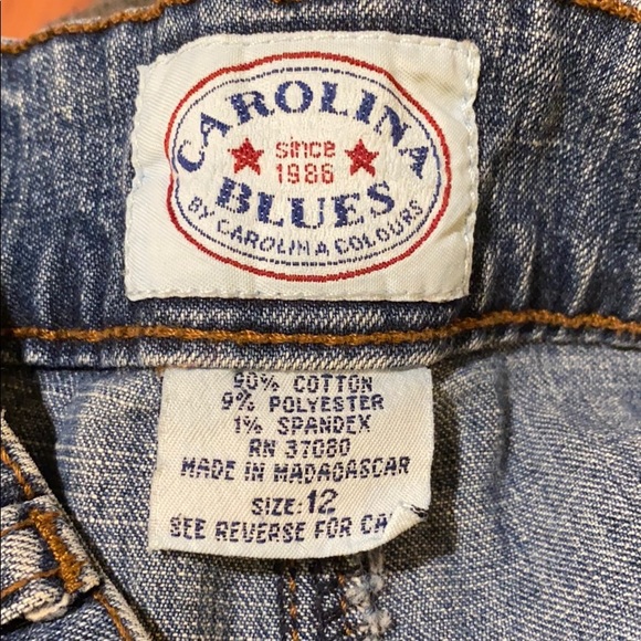 Faded straight leg jeans w/double button top - Picture 8 of 8